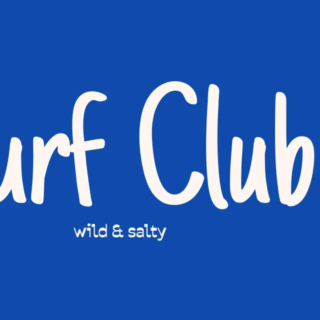 Kissen Surf Club Blue