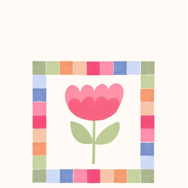 Kissen Hello Spring Blume