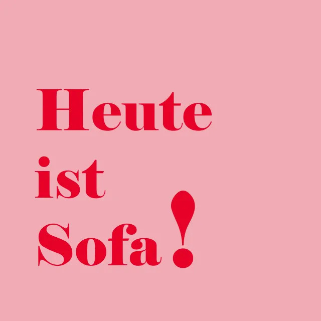 Kissen Heute ist Sofa