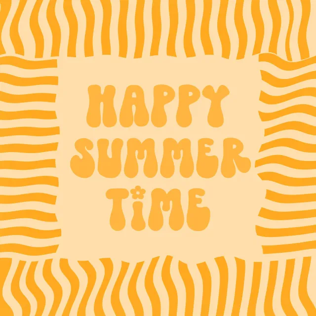 Kissen Happy Summertime Orange