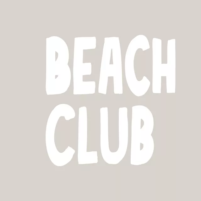 Tischset Beach Club big beige