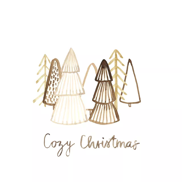 Kissen Cozy Christmas Trees