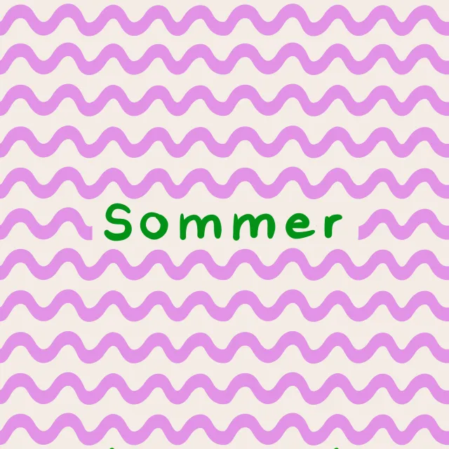 Kissen Sommer Wellen