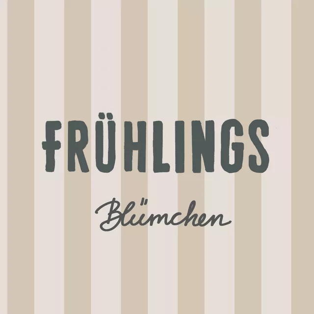 Tischset Frühlingsblümchen Beige