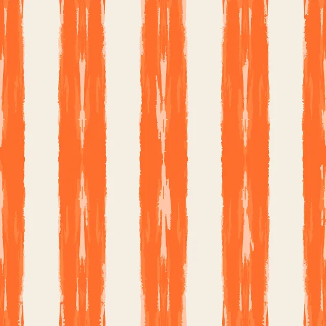 Bettwäsche Brushstroke Stripes orange
