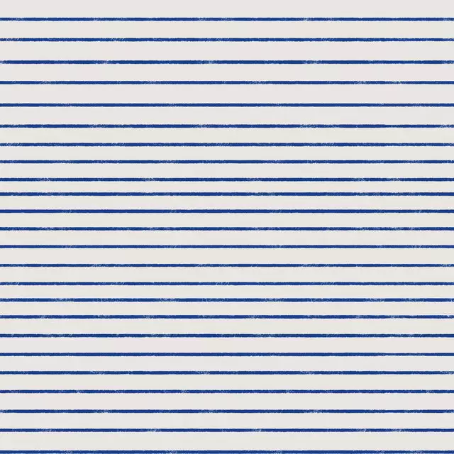 Bodenkissen Streifen Blau