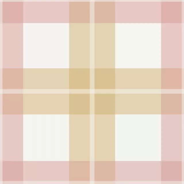 Kissen Landhaus Plaid rosa honig