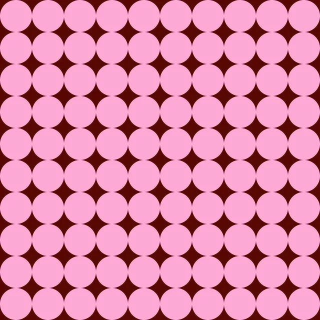 Kissen Punkte groß Pink