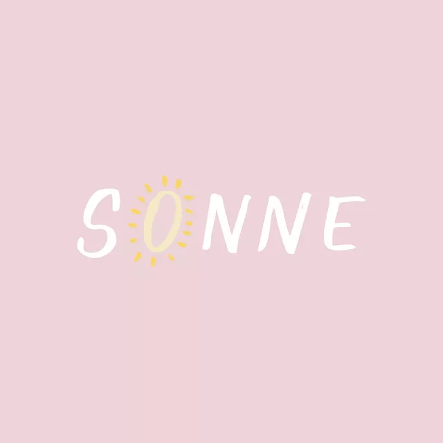 Kissen Sonne rosa