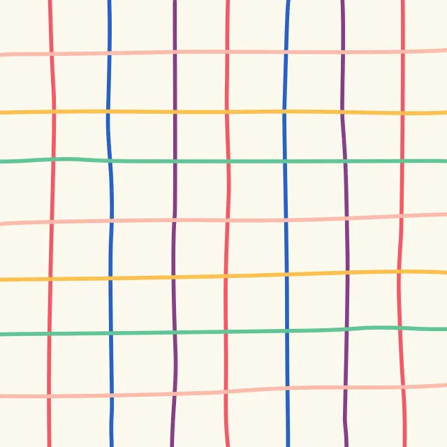 Kissen Muster dünne Streifen - bunt