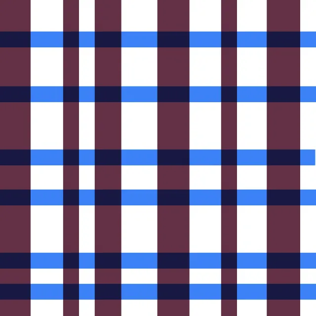 Tischdecke Summer to Fall Kariert RubyRed