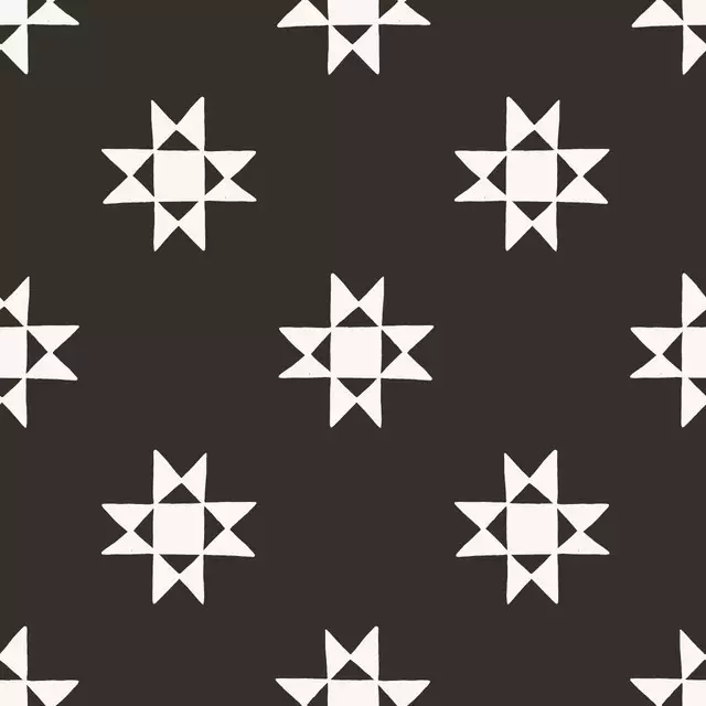 Kissen Paper Star beige charcoal