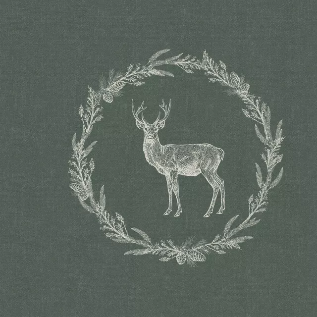 Tischläufer Nordic Deer wreath I