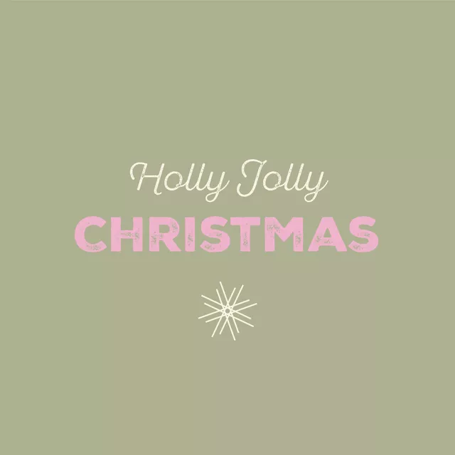 Kissen Holly Jolly Christmas