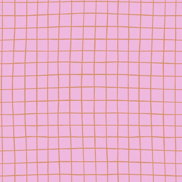 Karomuster rosa beige