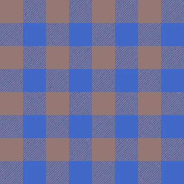 Bettwäsche Big Modern Gingham Blue