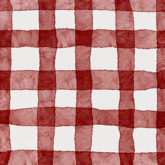 Kissen Hüttenzauber Karo Gingham Rot