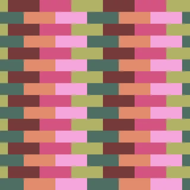 Kissen Stäbchenmuster