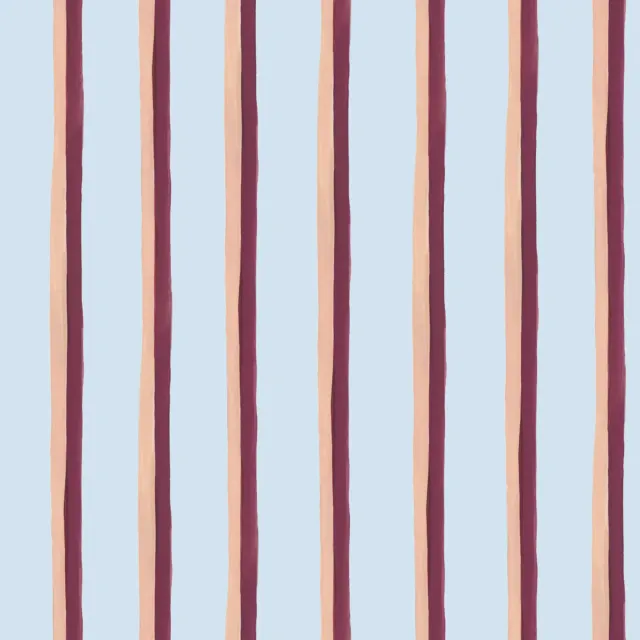 Raffrollo Sommar Streifen Hellblau