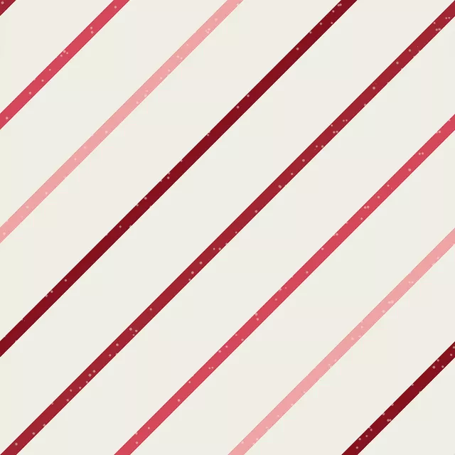 Kissen Diagonal Streifen Rosa Beige