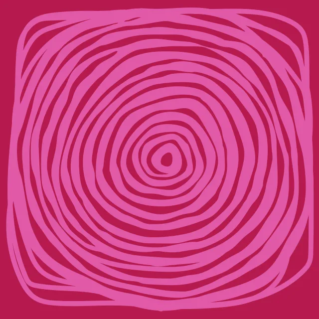 Geschirrtücher Circular Fun Pink Rot