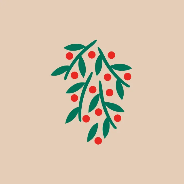 Kissen Mistletoe Cinnamon