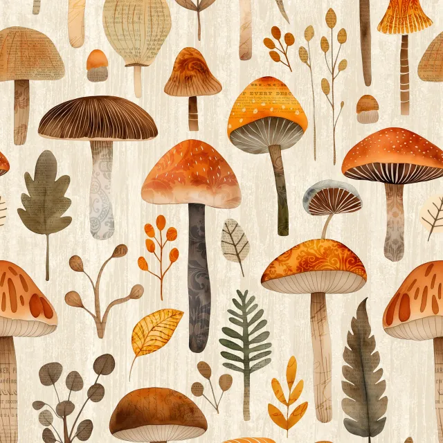 Bodenkissen Mushroom Woodland