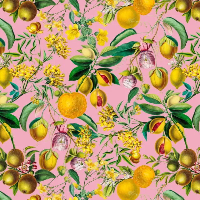 Geschirrtücher Tropischer Gartenzauber pink