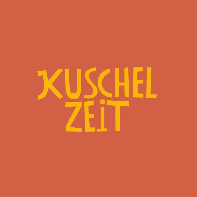 Kissen Kuschelzeit orange