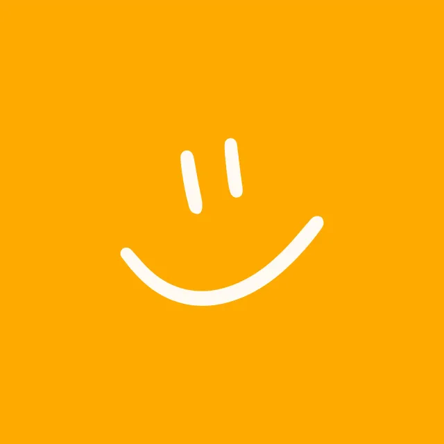 Kissen Happy Smiling Face yellow