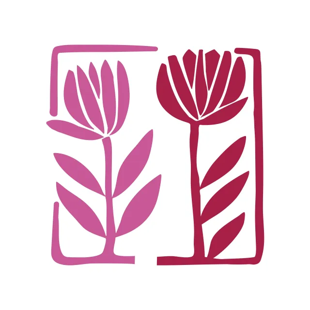 Servietten Modern Tulips II