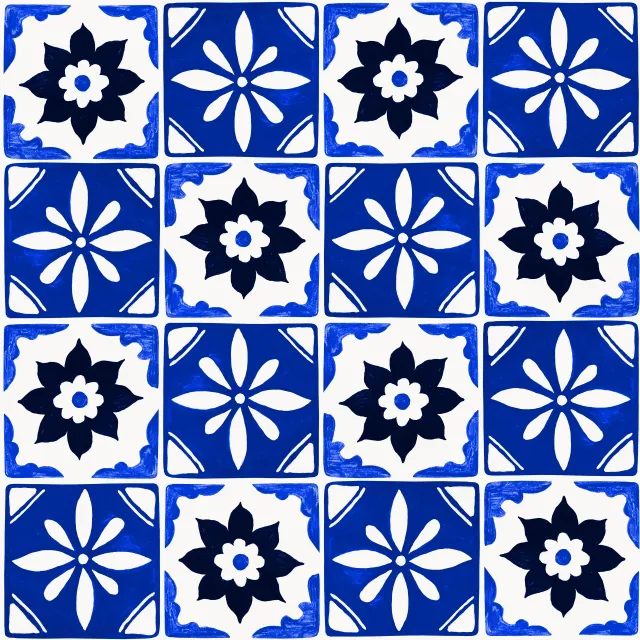 Tischset Azulejo Pattern 4