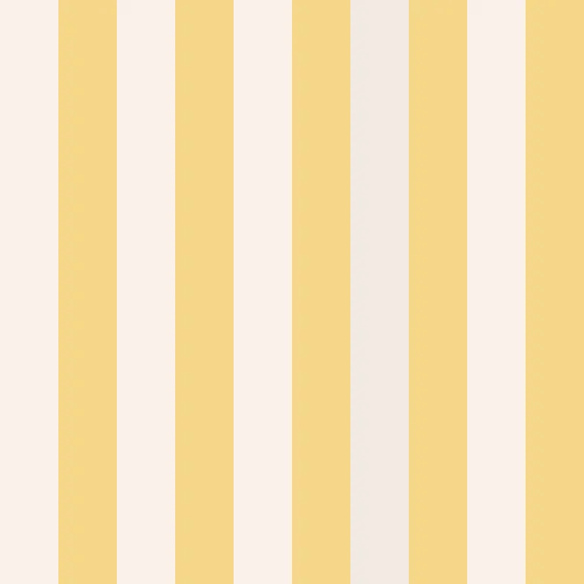 Tischläufer Stripes yellow ecru