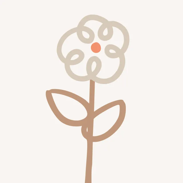 Kissen Daisy Bloom Taupe