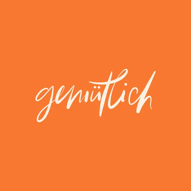 Kissen gemütlich orange