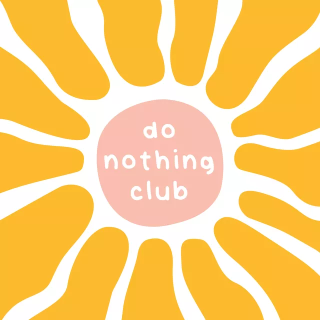 Kissen Do Nothing Club Sonnenblume