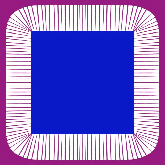 Servietten Bogenrahmen Pflaume Blau