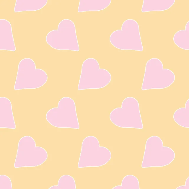 Tischläufer Candy Hearts Pink Gelb