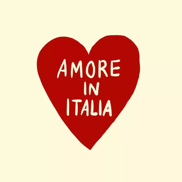 Geschirrtuch Amore in Italia