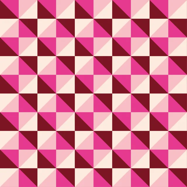 Tischdecke Love Diamond Pattern pink