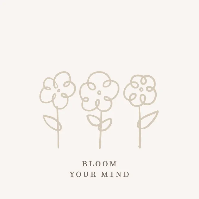 Kissen Bloom Your Mind beige