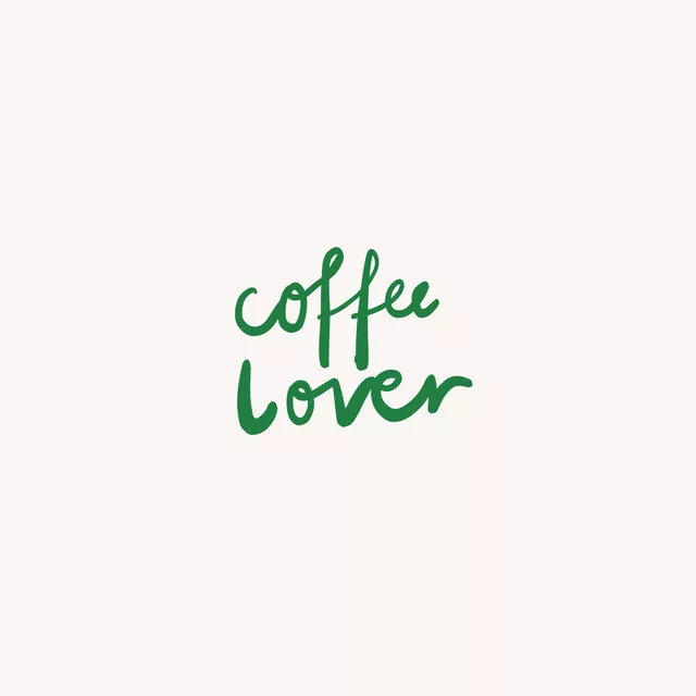 Tischset Coffee Lover Green