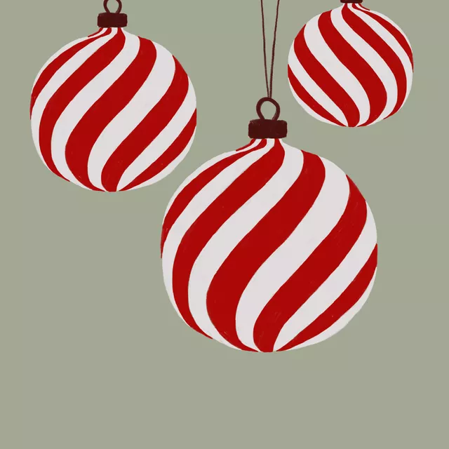 Geschirrtücher Weihnachtsbaumkugeln