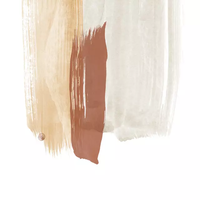 Kissen Brush strokes Earth tones 2