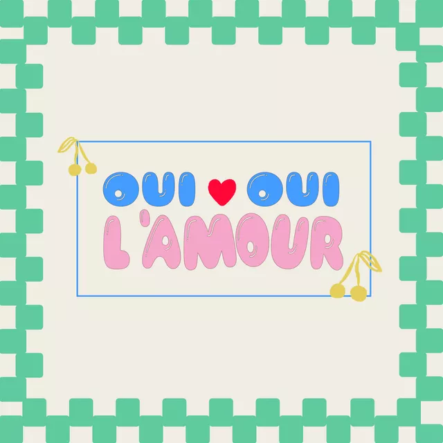 Geschirrtuch Oui Oui L'amour