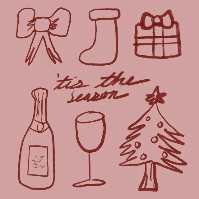 Kissen Tis The Season Holiday Pillow