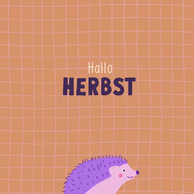 Geschirrtuch Herbstliebe Igel