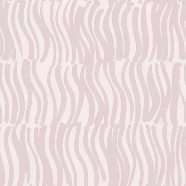 Bankauflage Wavy Lines rose