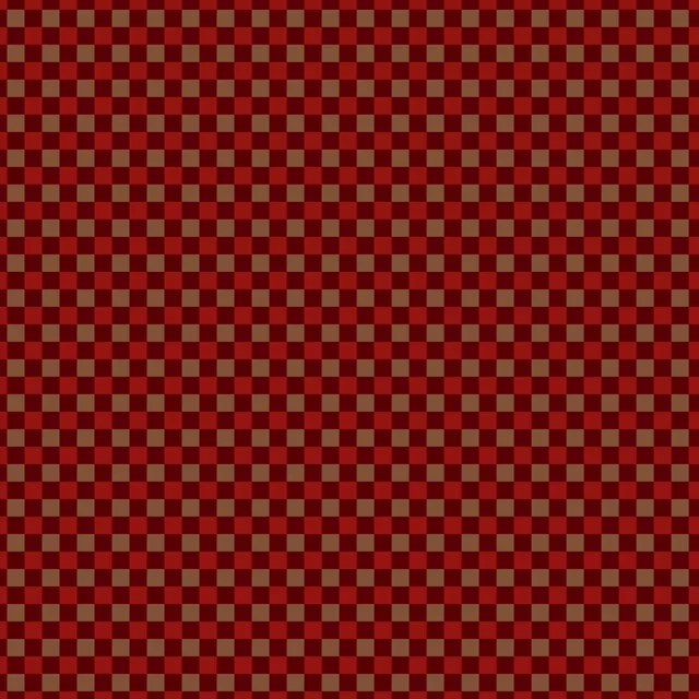 Kissen Muster Karos braun rot