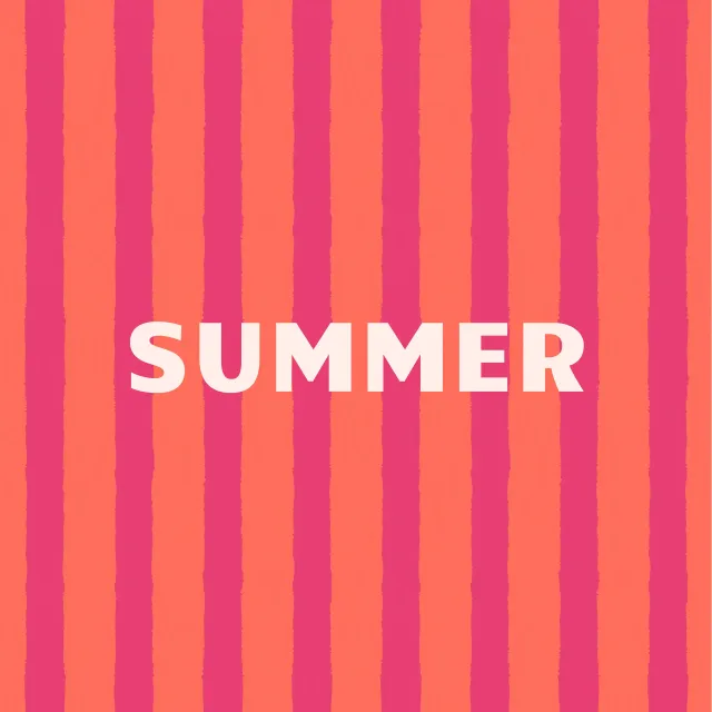 Kissen Summer Stripes pink